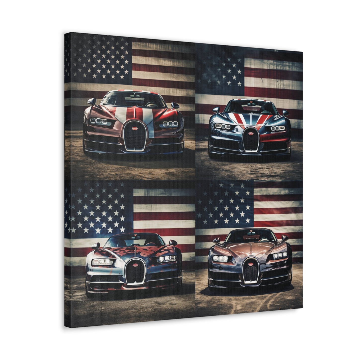 Canvas Gallery Wraps Bugatti Flag 5