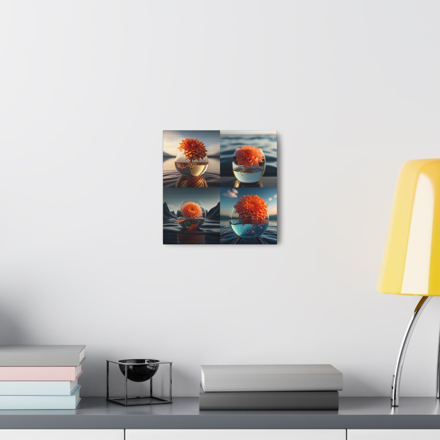 Canvas Gallery Wraps Dahlia Orange 5