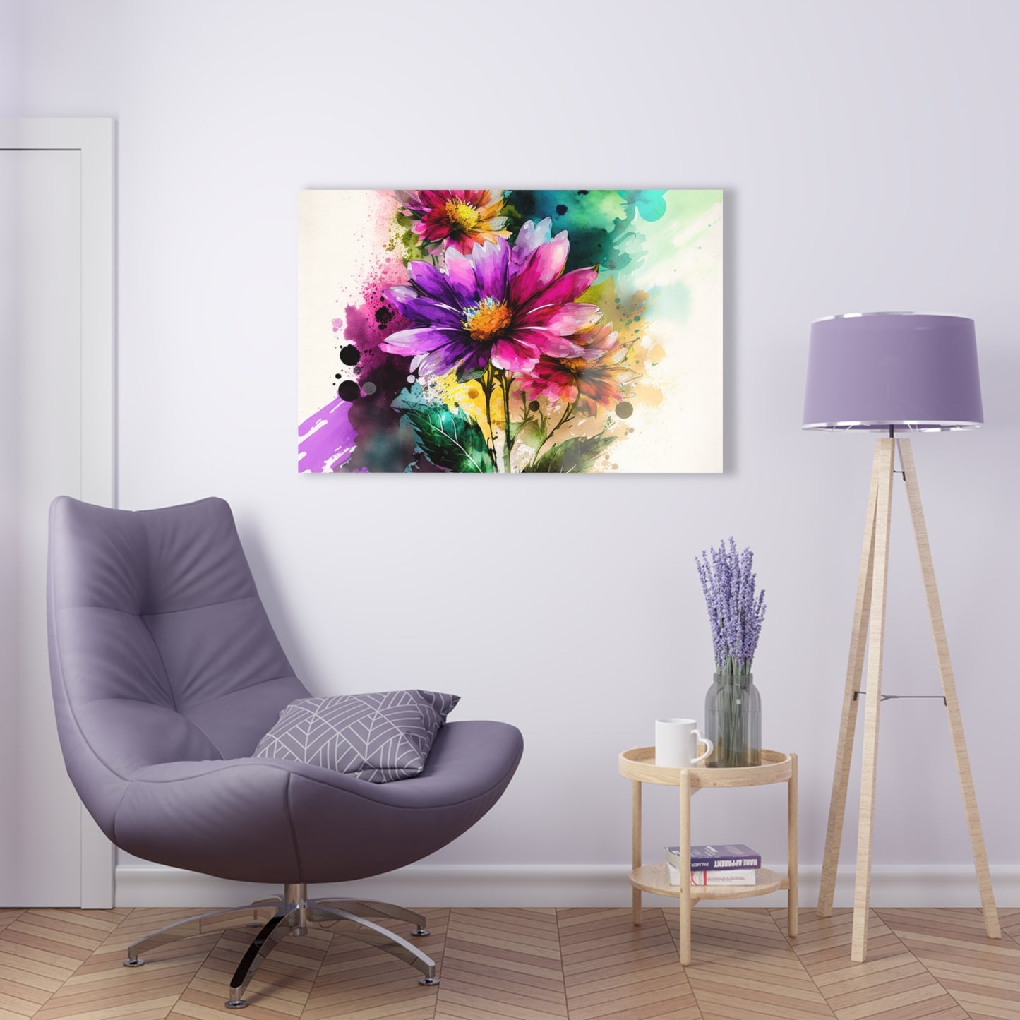 Acrylic Prints Bright Spring Flowers 1