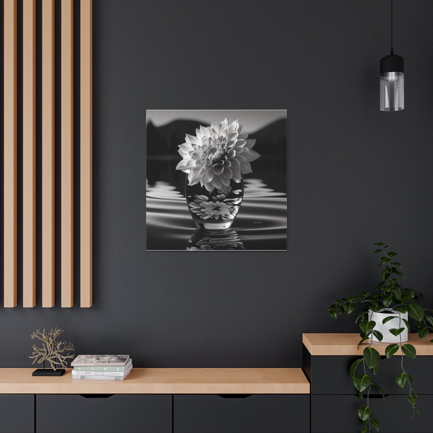 Canvas Gallery Wraps White Dahlia 4