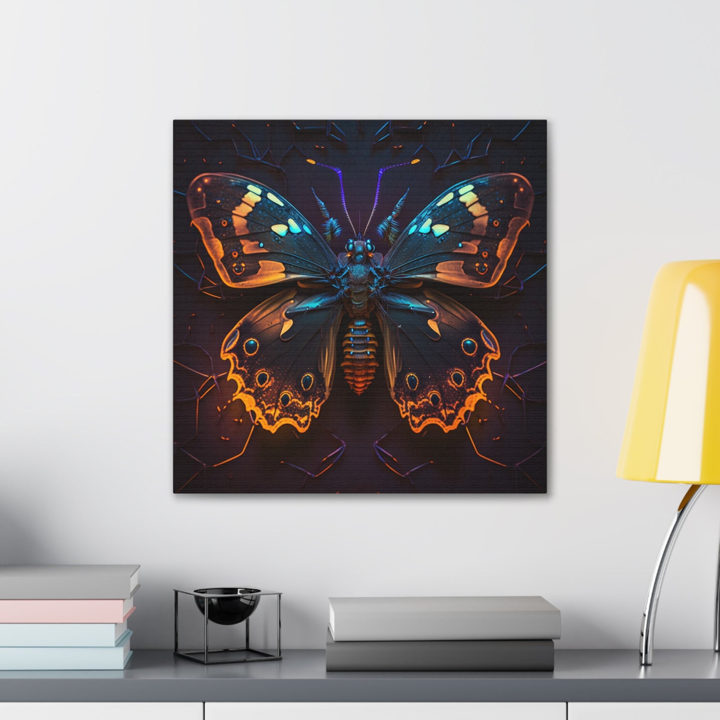 Canvas Gallery Wraps Neon Hue Butterfly 2