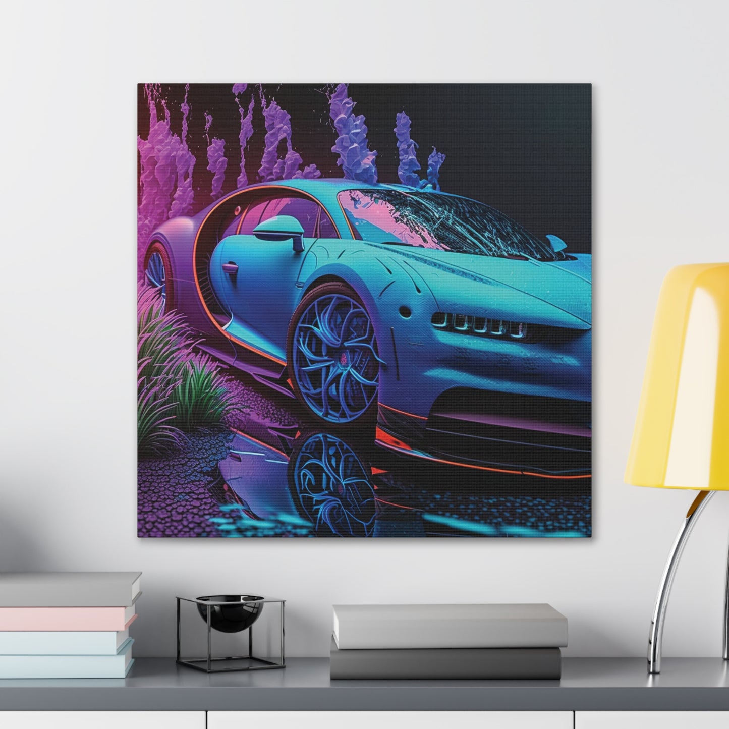 Canvas Gallery Wraps Bugatti Neon Chiron 2