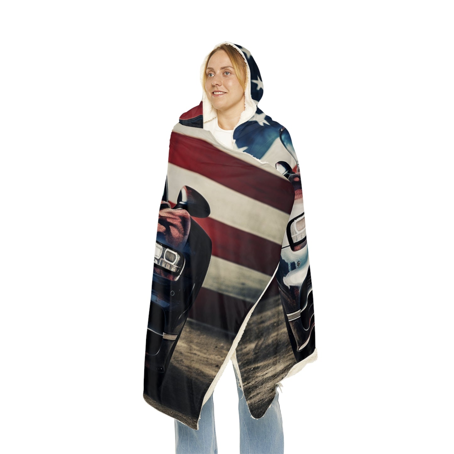 Snuggle Hooded Blanket Bugatti Flag 3