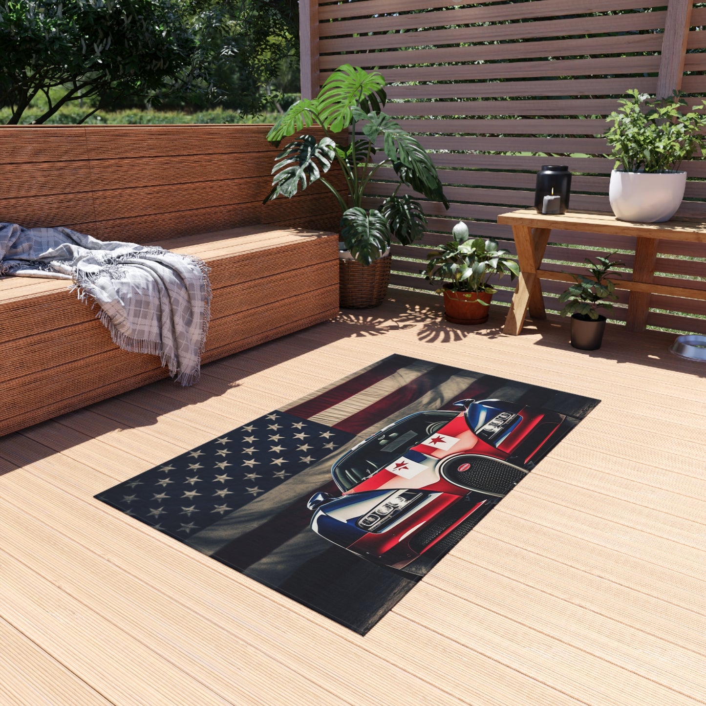 Outdoor Rug  Bugatti American Flag 3