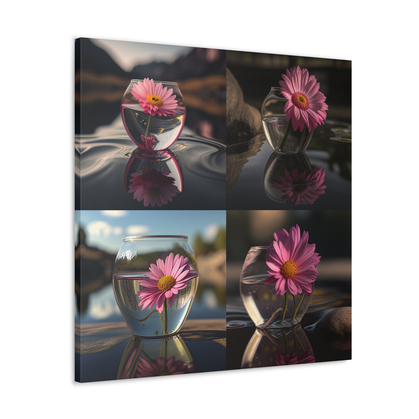 Canvas Gallery Wraps Pink Daisy 5