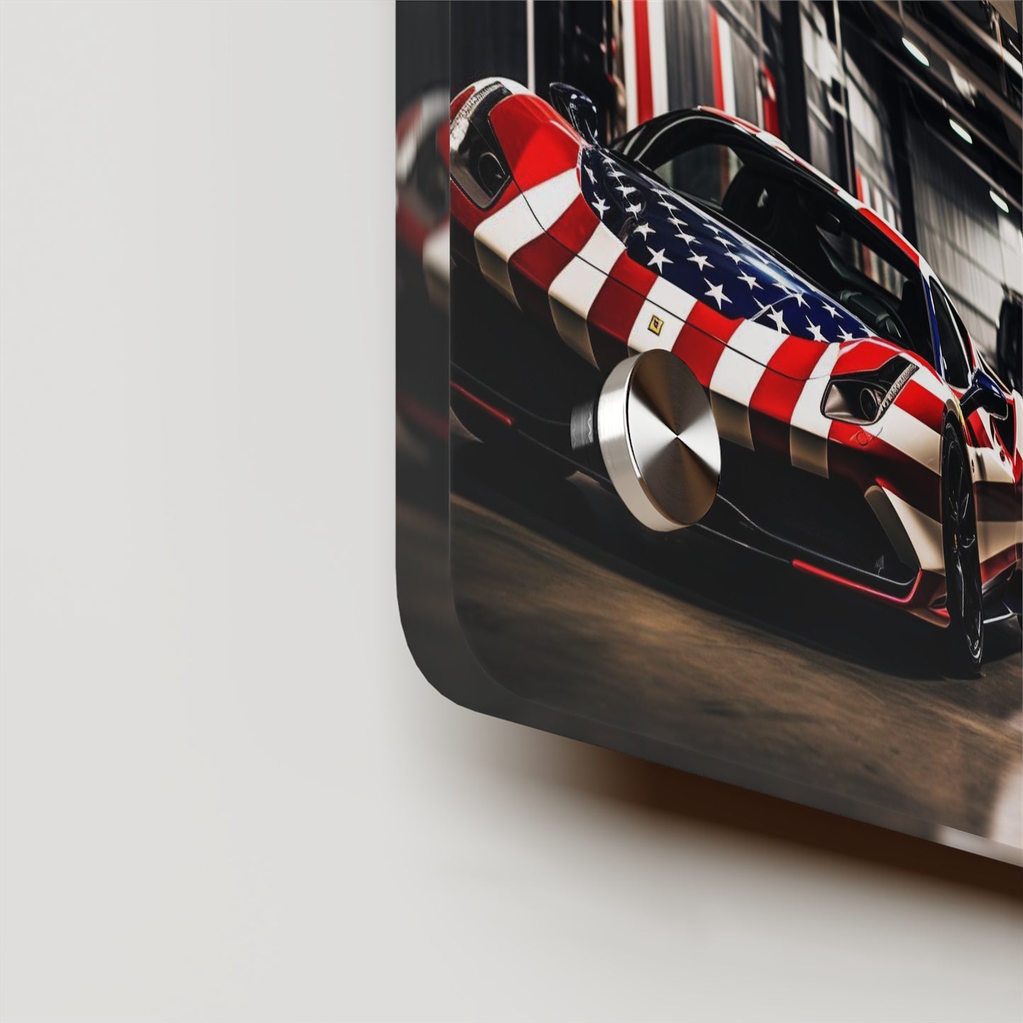 Acrylic Wall Art Panels American Flag Farrari 5