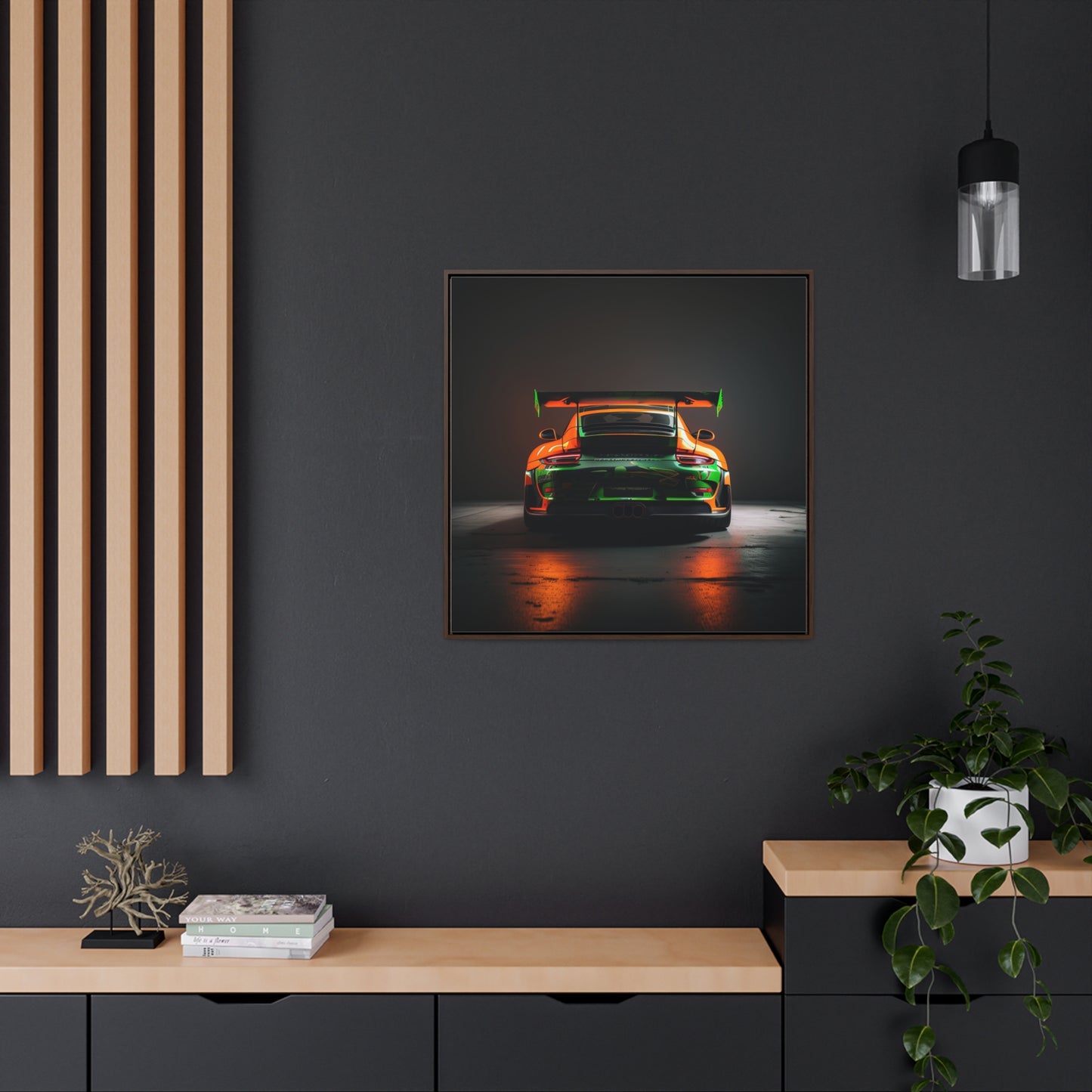 Gallery Canvas Wraps, Square Frame Porsche Color 3