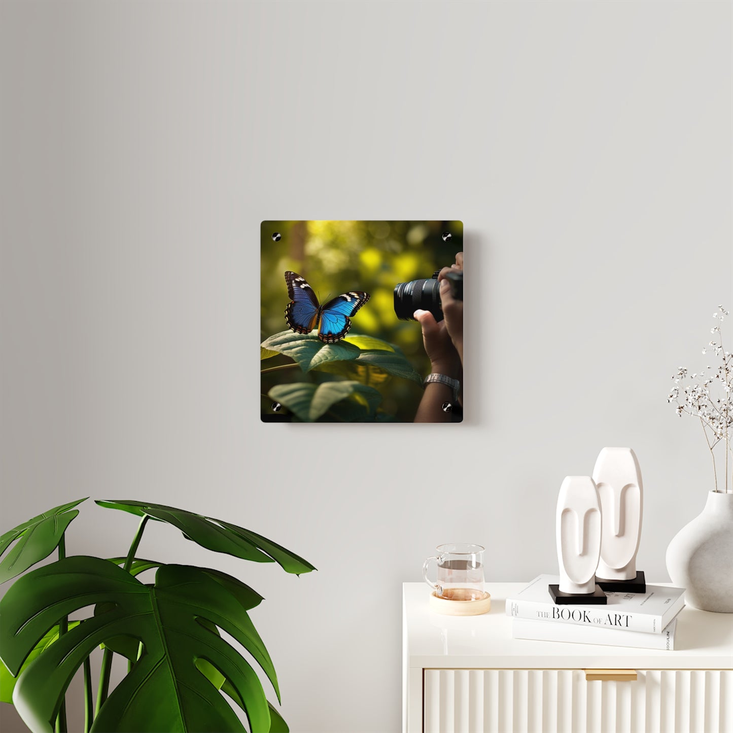 Acrylic Wall Art Panels Jungle Butterfly 3