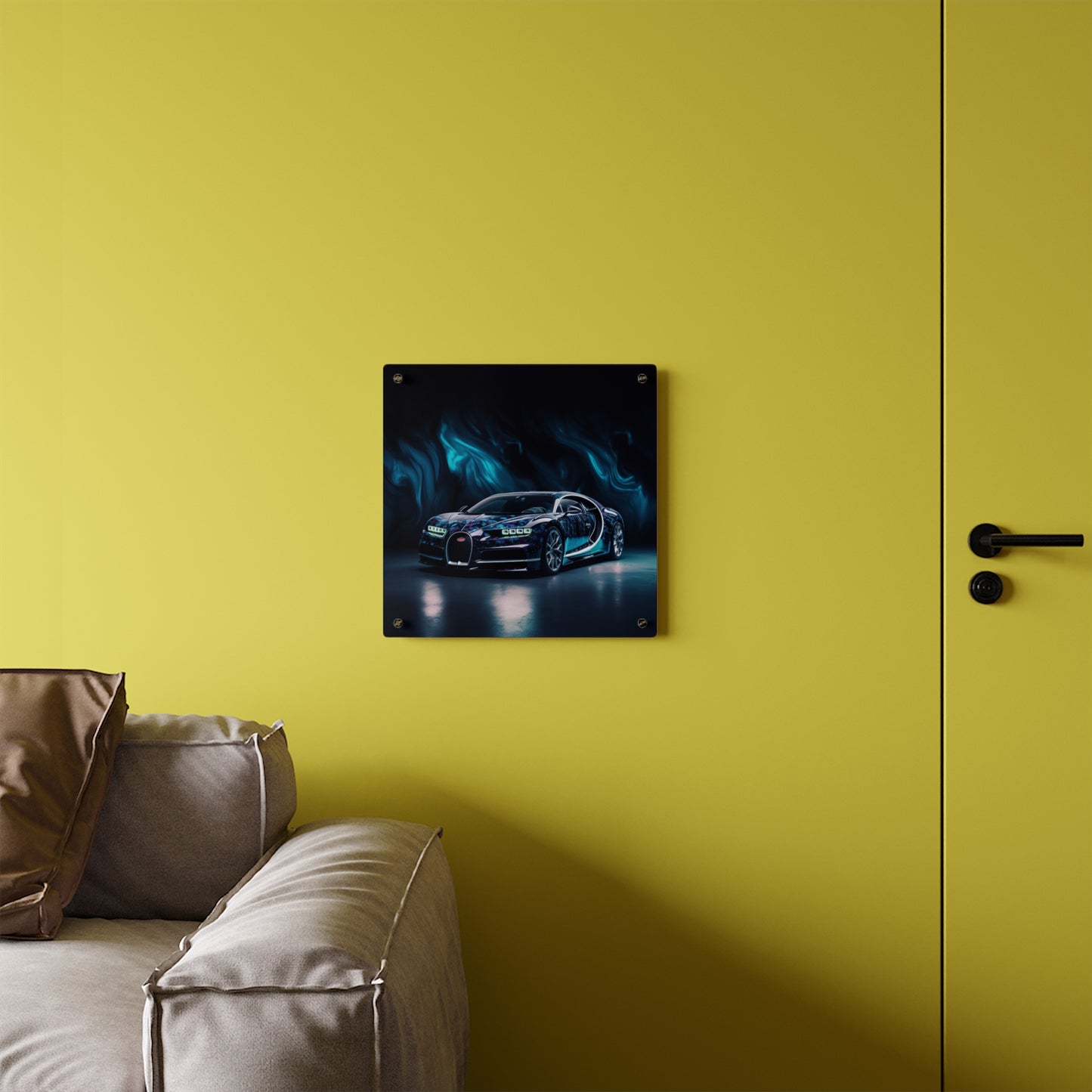 Acrylic Wall Art Panels Hyper Bugatti 1