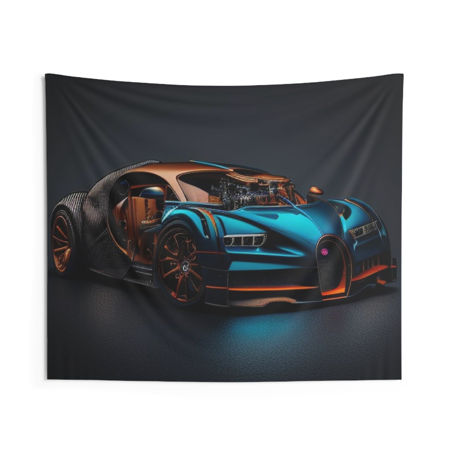 Indoor Wall Tapestries Bugatti Blue 4