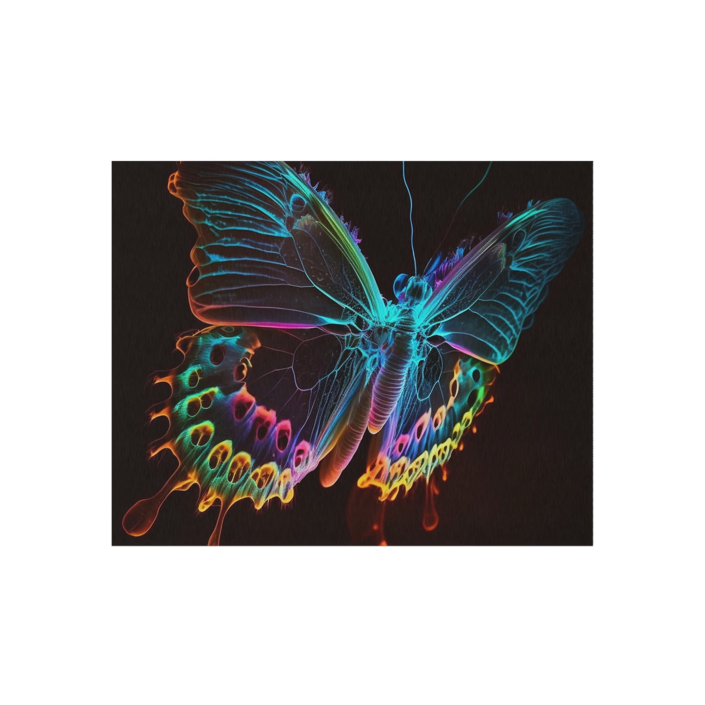 Outdoor Rug  Thermal Butterfly 2