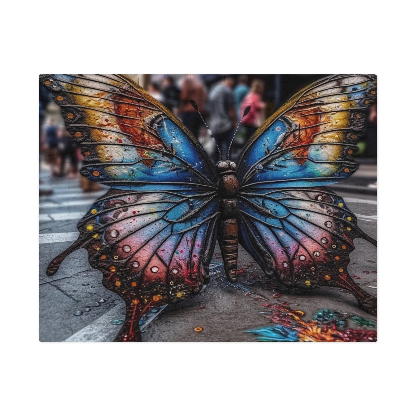 Jigsaw Puzzle (30, 110, 252, 500,1000-Piece) Liquid Street Butterfly 4