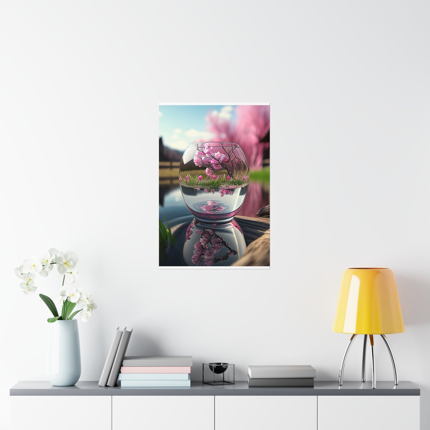 Premium Matte Vertical Posters Cherry Blossom 2