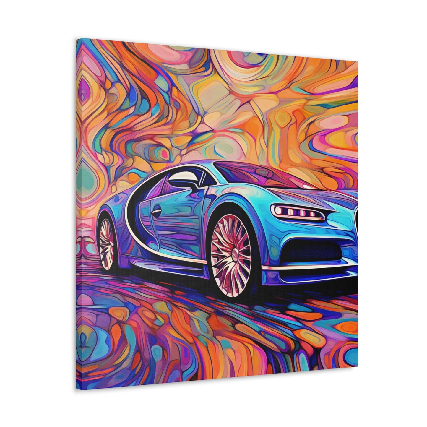 Canvas Gallery Wraps Bugatti Abstract Concept 3