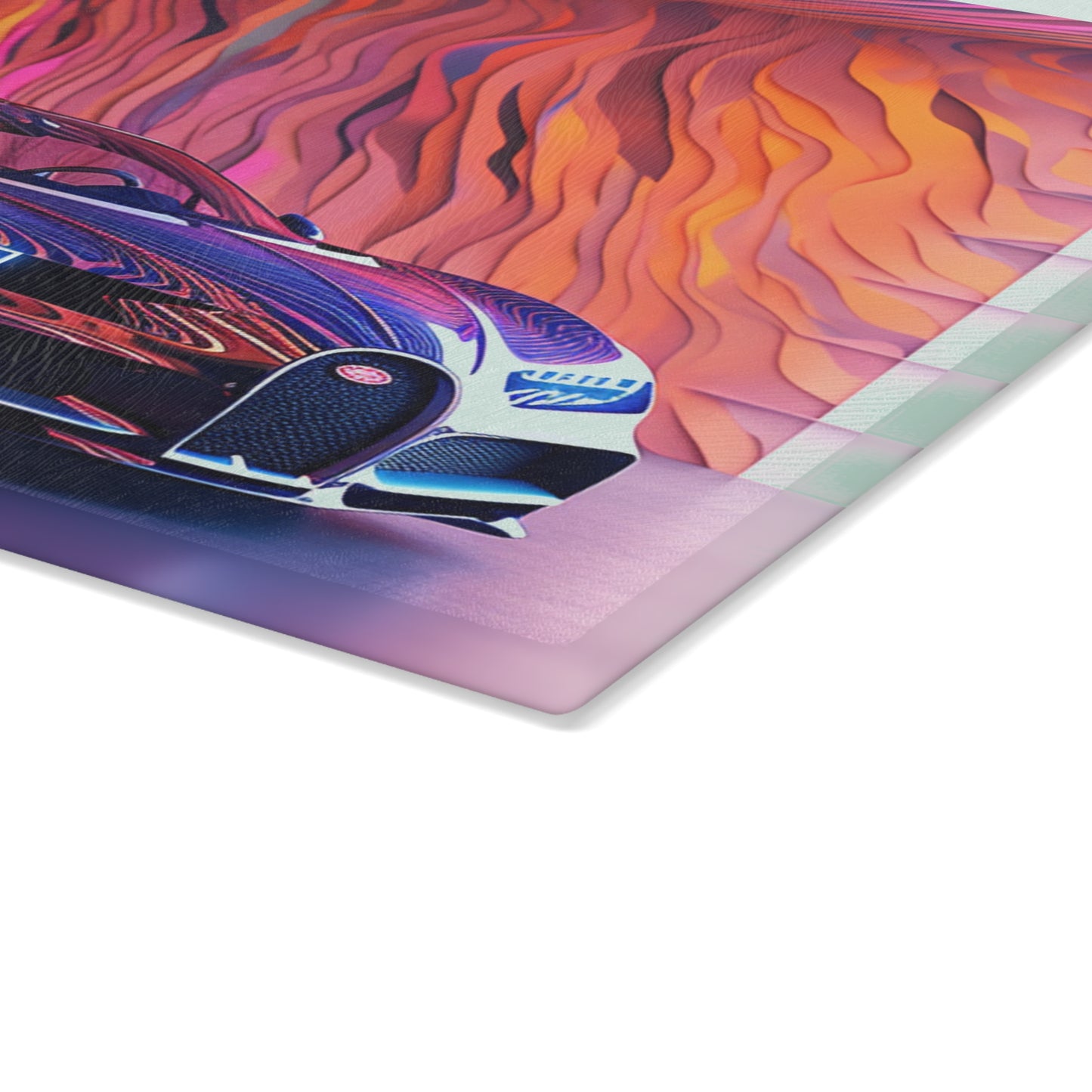 Glass Cutting Board Bugatti Abstract Flair 4