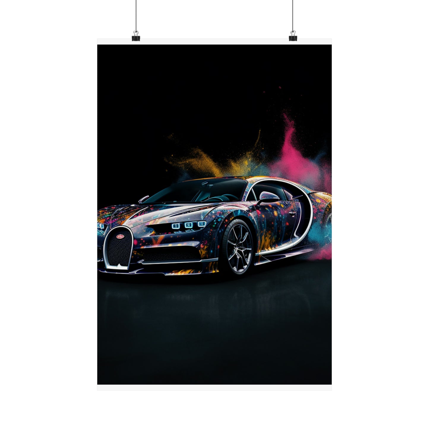 Premium Matte Vertical Posters Hyper Bugatti 4