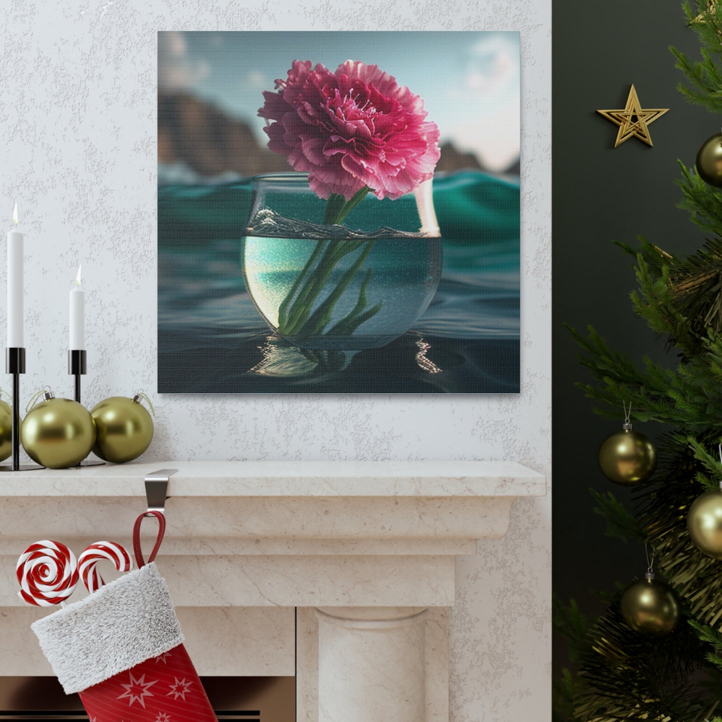 Canvas Gallery Wraps Carnation 1