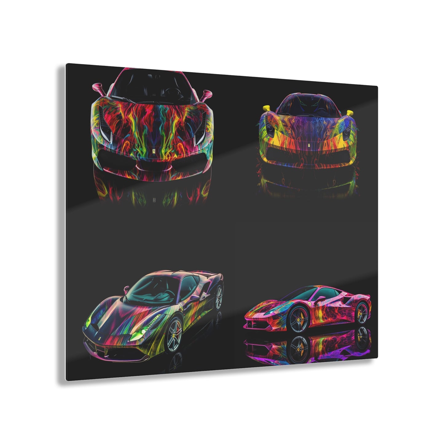 Acrylic Prints Ferrari Color 5