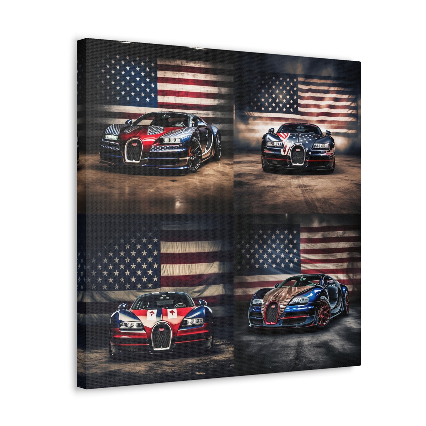 Canvas Gallery Wraps Bugatti American Flag 5