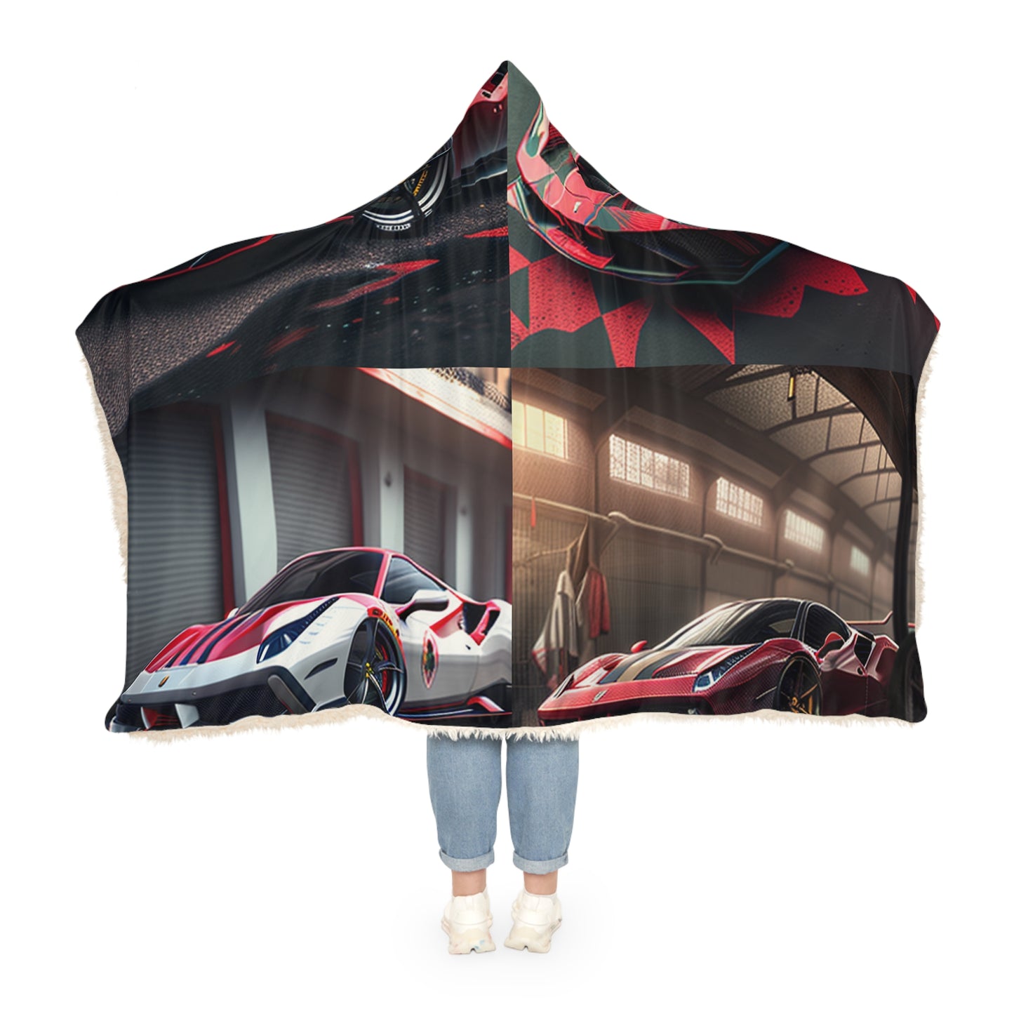 Snuggle Hooded Blanket Ferrari Hyper 5