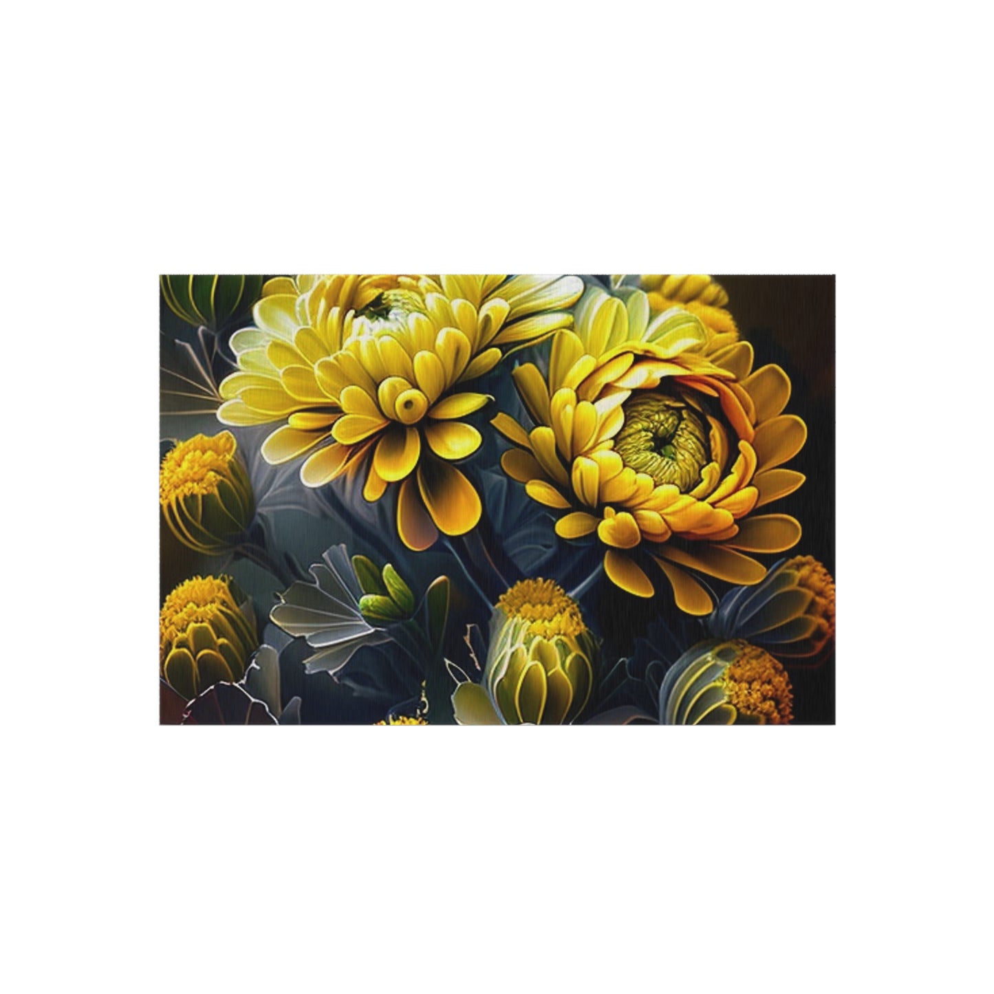 Outdoor Rug  Yellow Hermosas Flores Amarillas 4