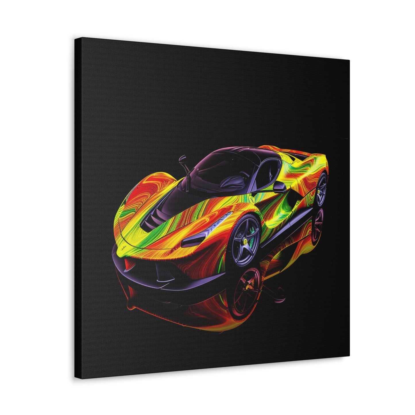 Canvas Gallery Wraps Ferrari Neon 4