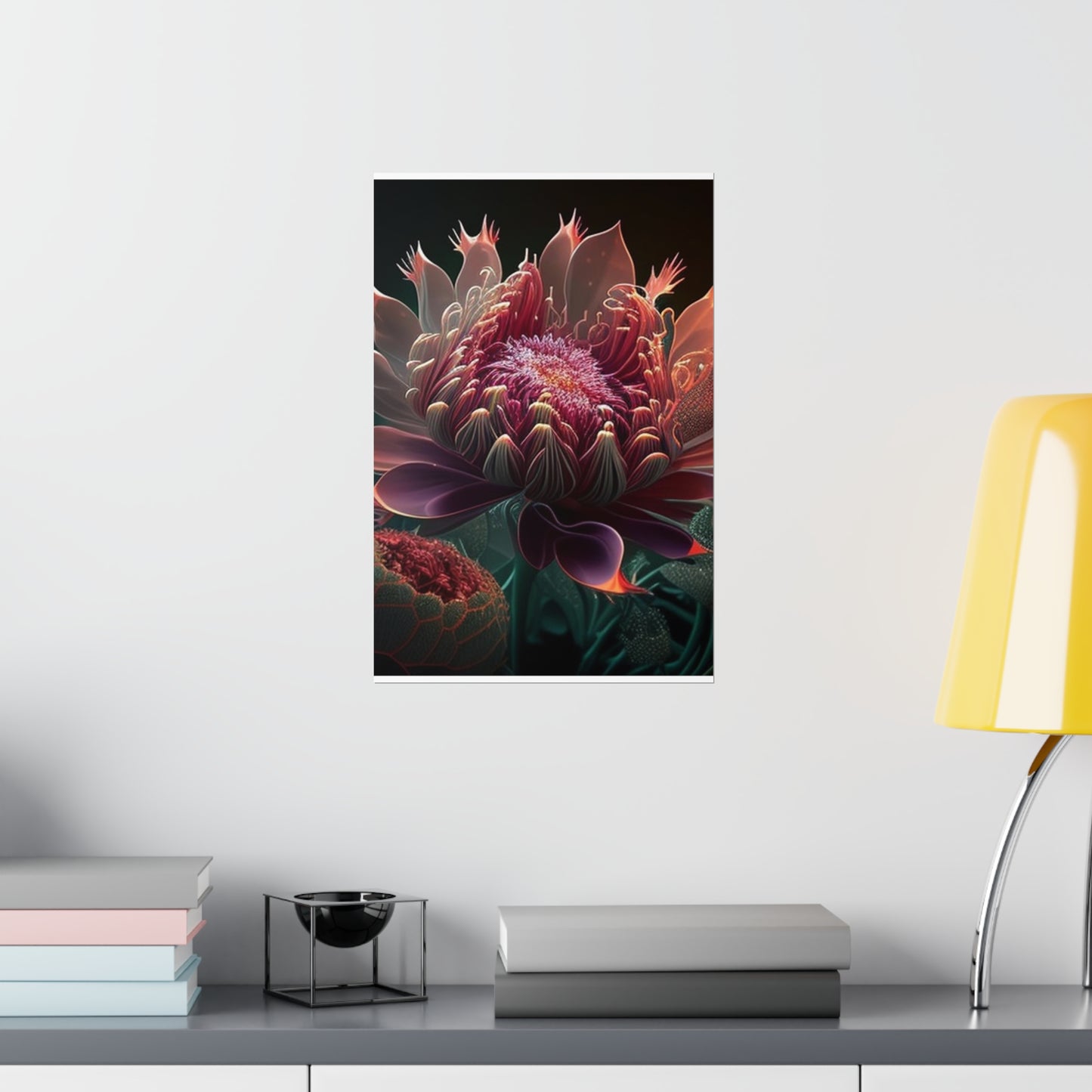 Premium Matte Vertical Posters Flower Arangment 1