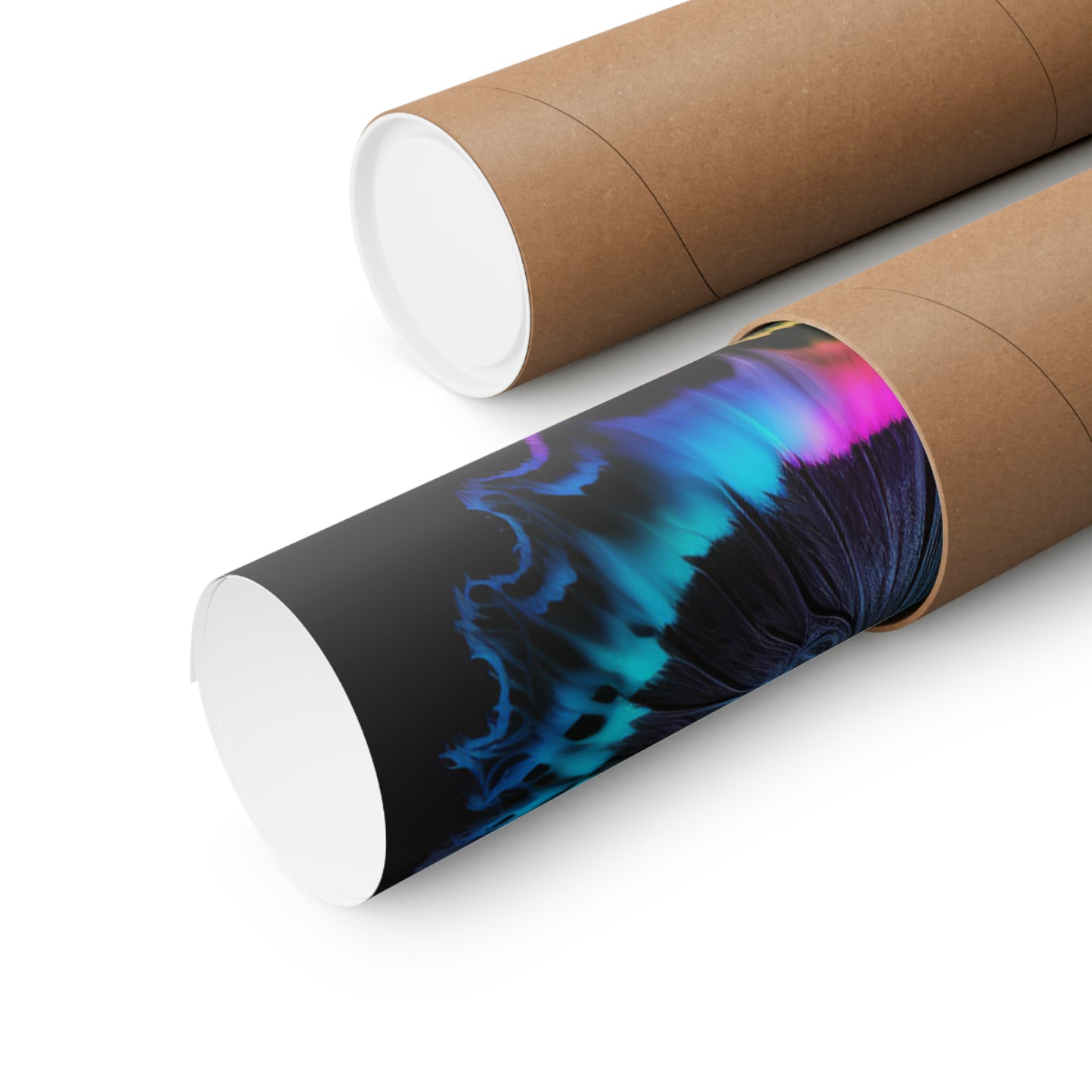 Premium Matte Vertical Posters Raw Florescent Glow 1