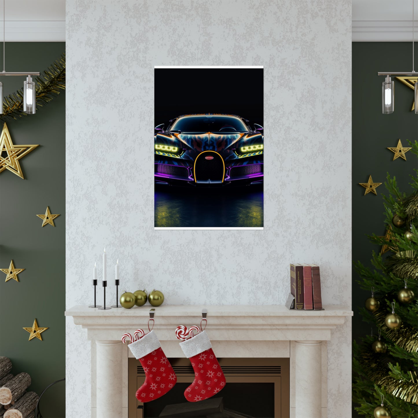 Premium Matte Vertical Posters Hyper Bugatti Chiron 3