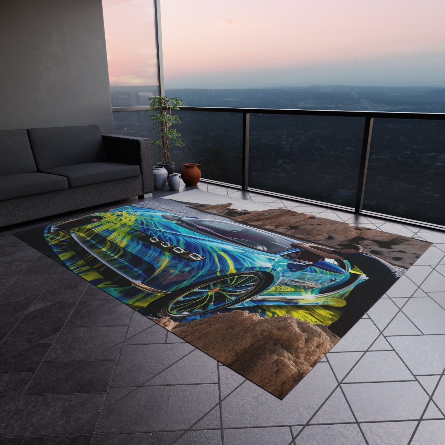 Outdoor Rug  Bugatti Water 1