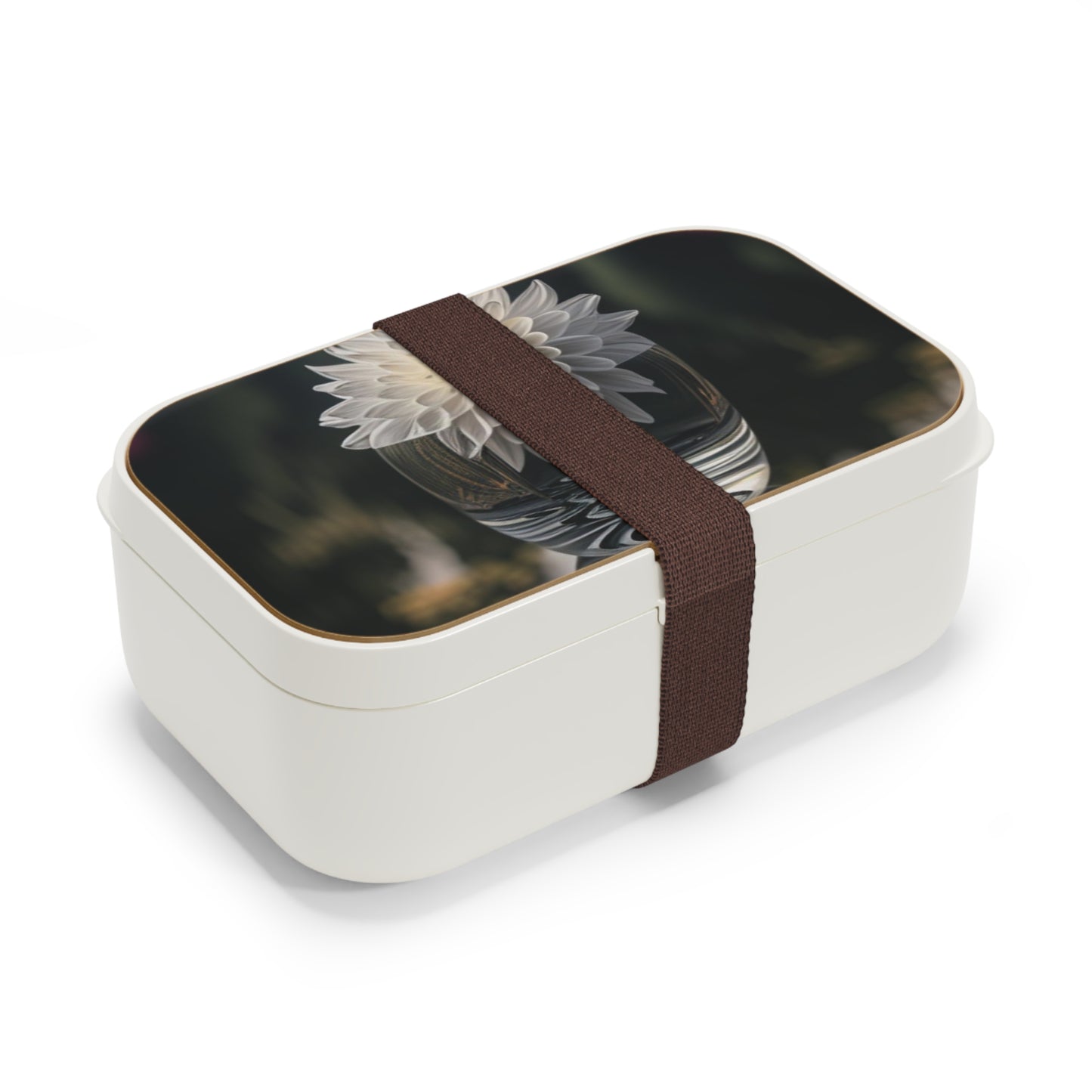 Bento Lunch Box White Dahlia 2