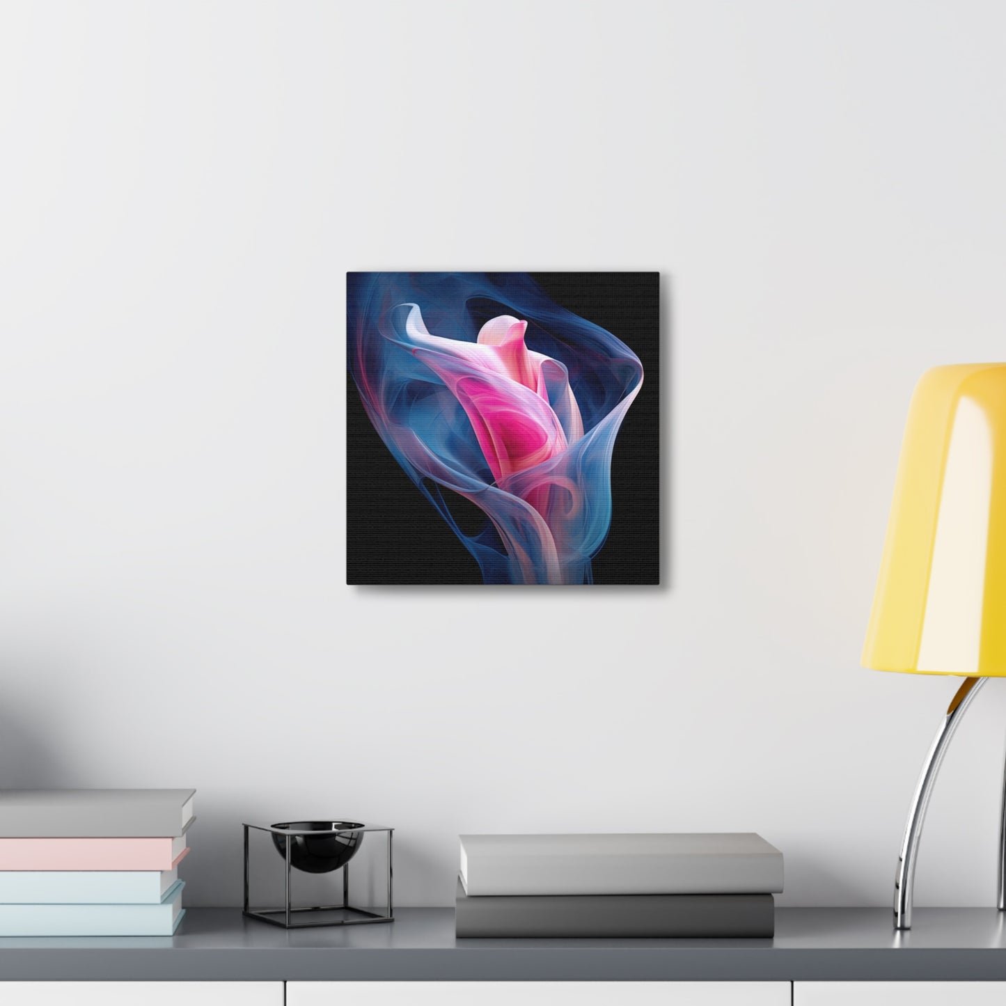 Canvas Gallery Wraps Pink & Blue Tulip Rose 3