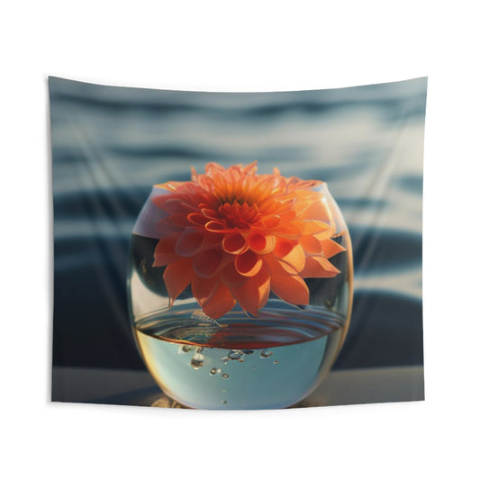 Indoor Wall Tapestries Dahlia Orange 2