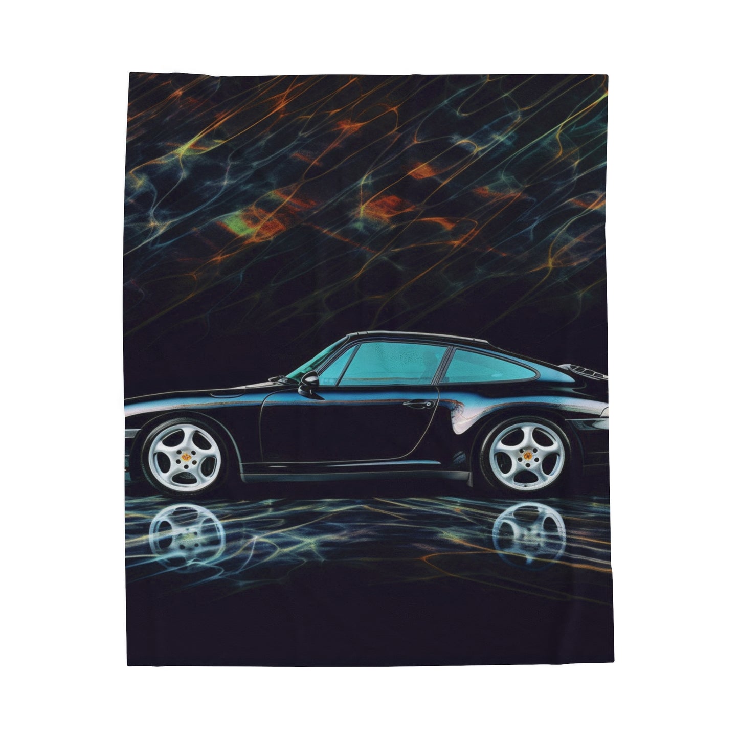 Velveteen Plush Blanket Porsche 933 2