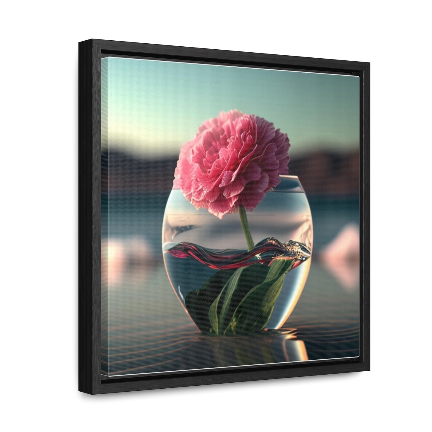 Gallery Canvas Wraps, Square Frame Carnation 2
