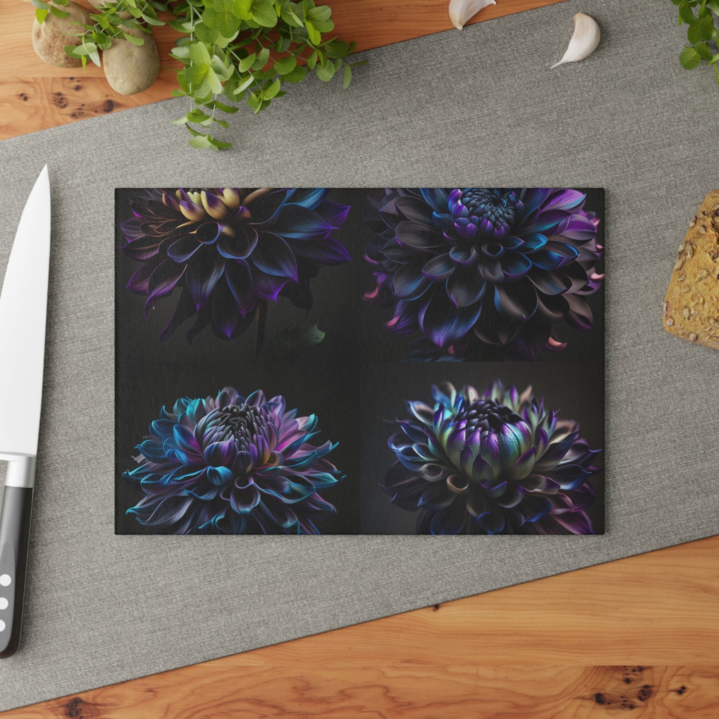 Glass Cutting Board Dahlia Purple 5