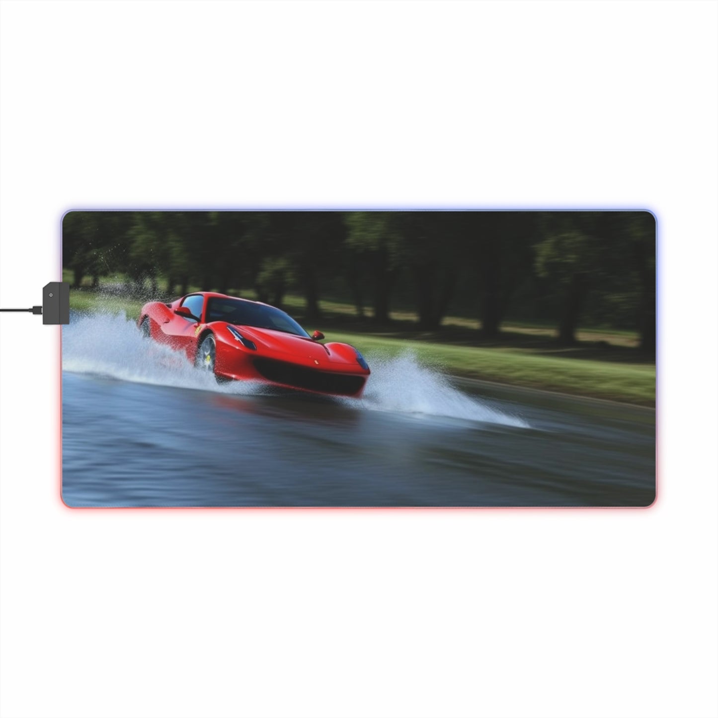 LED Gaming Mouse Pad Water Ferrari Splash 3