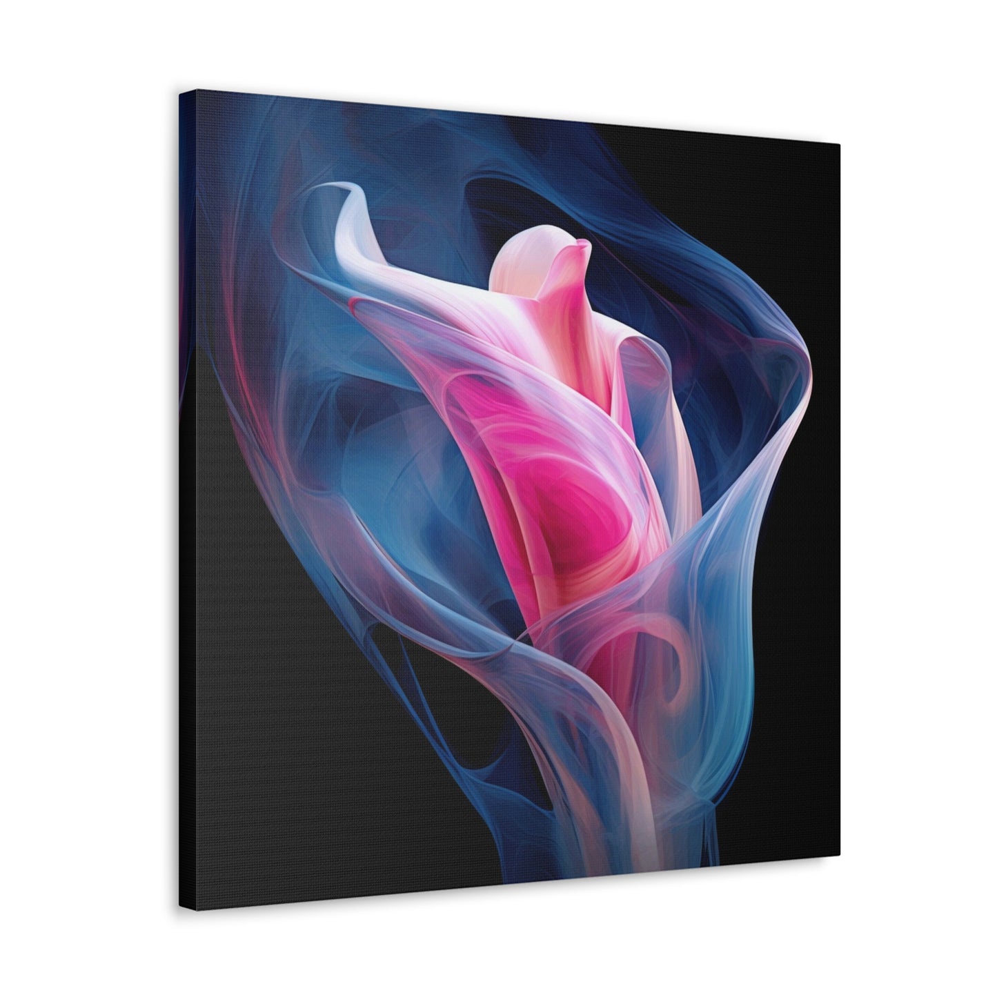 Canvas Gallery Wraps Pink & Blue Tulip Rose 3