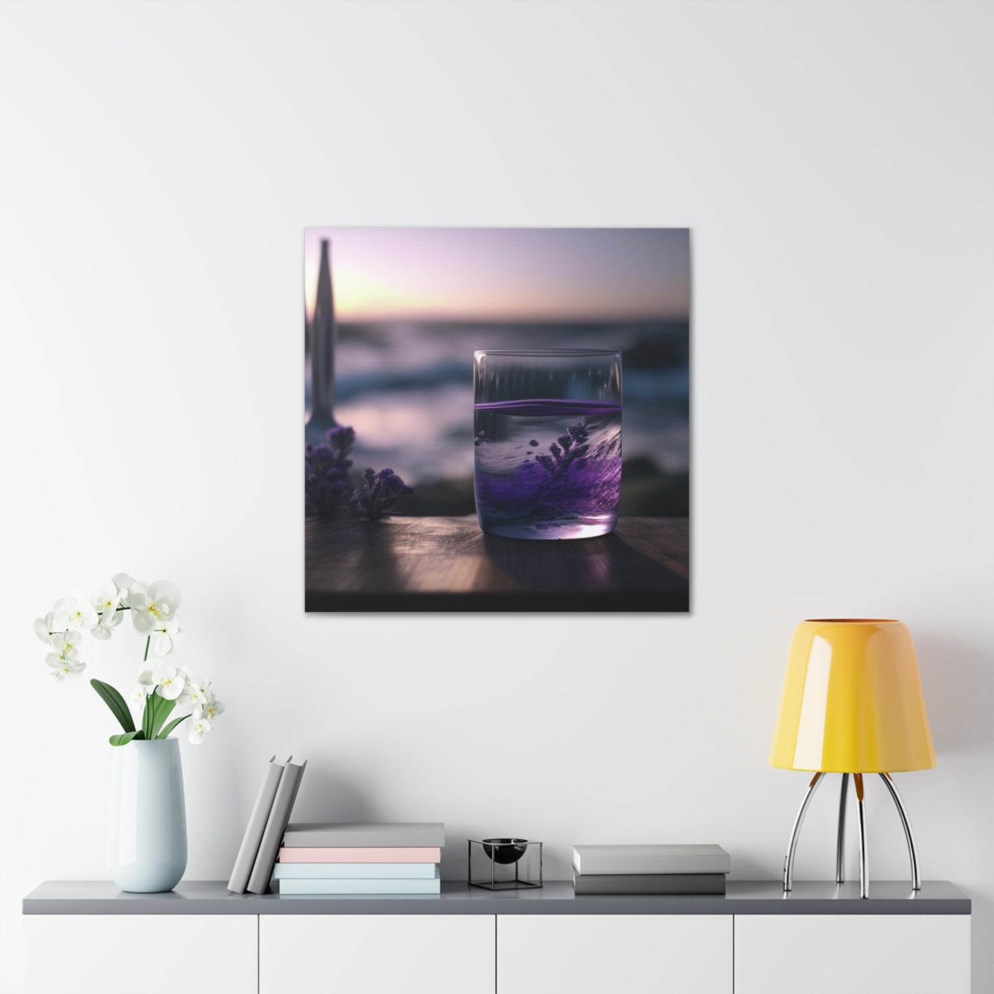 Canvas Gallery Wraps Lavender in a vase 4