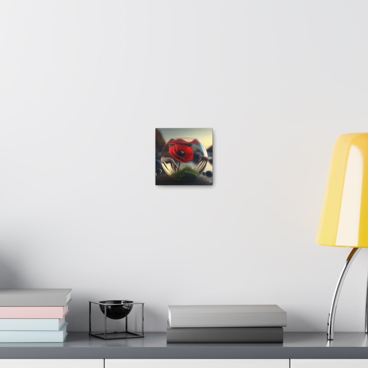 Canvas Gallery Wraps Red Anemone in a Vase 3