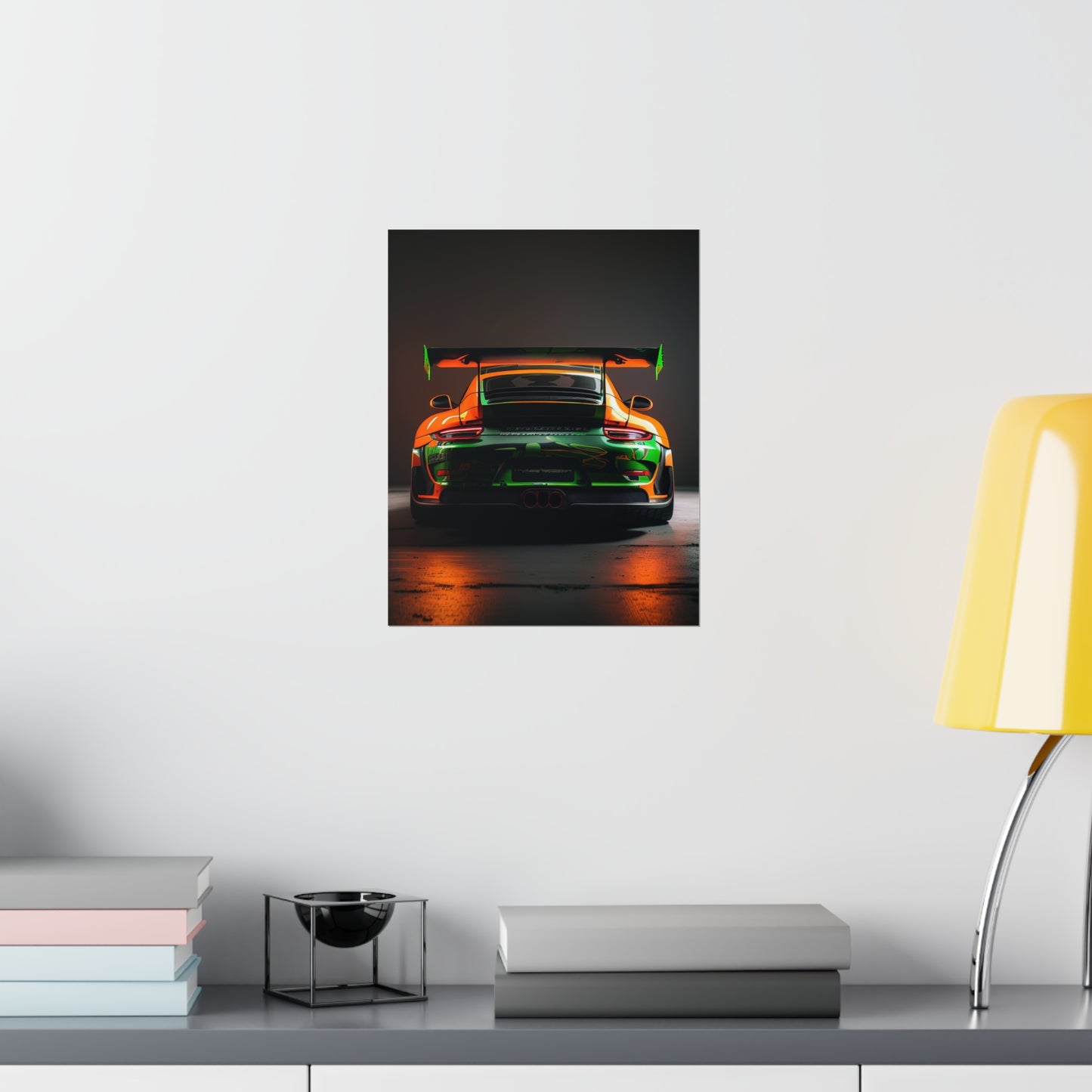 Premium Matte Vertical Posters Porsche Color 3