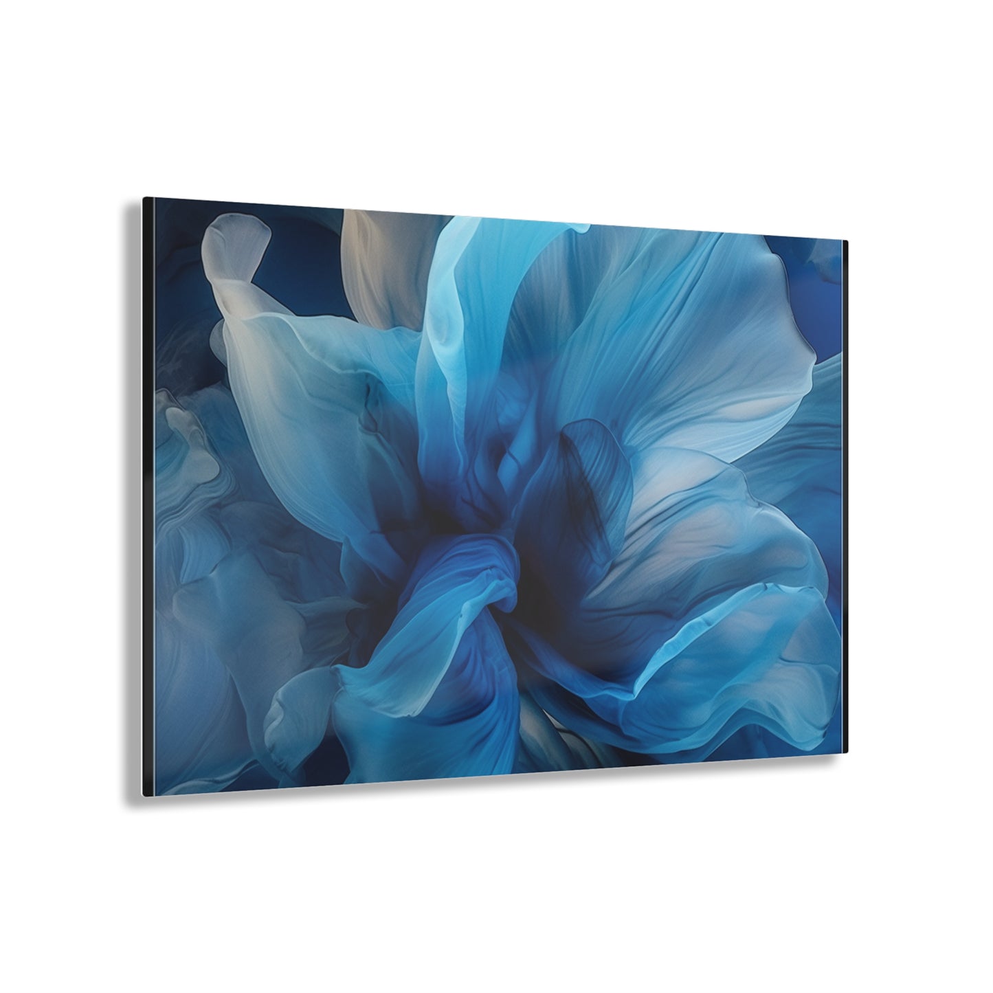 Acrylic Prints Blue Tluip Abstract 2