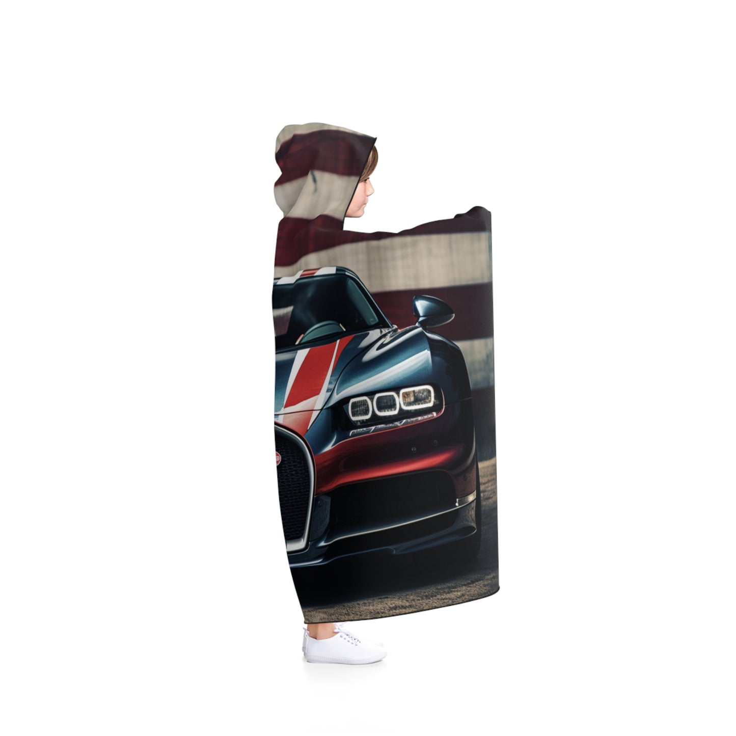 Hooded Blanket Bugatti Flag 2