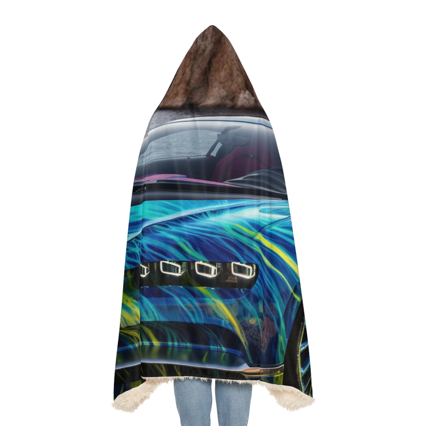 Snuggle Hooded Blanket Bugatti Water 1