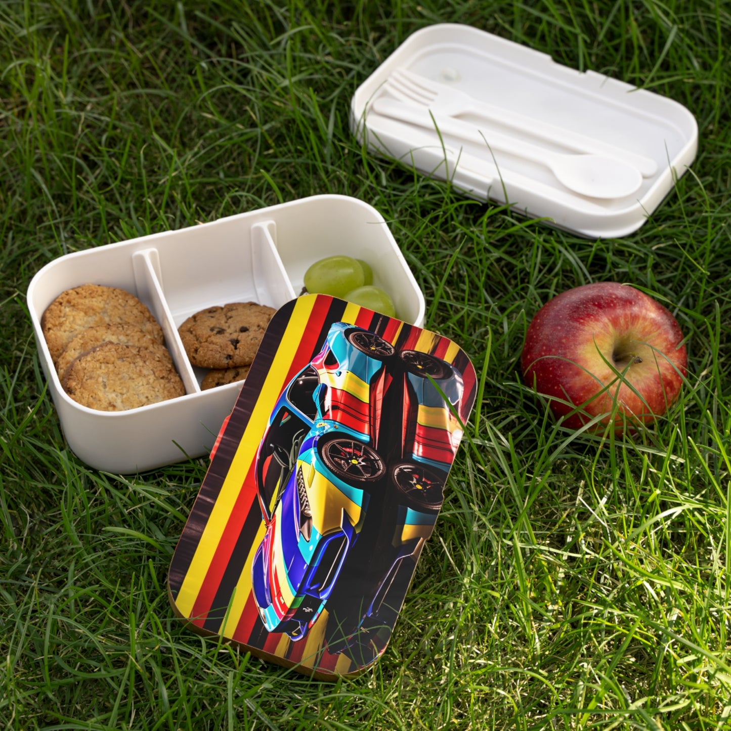 Bento Lunch Box Hyper Colorfull Ferrari 2