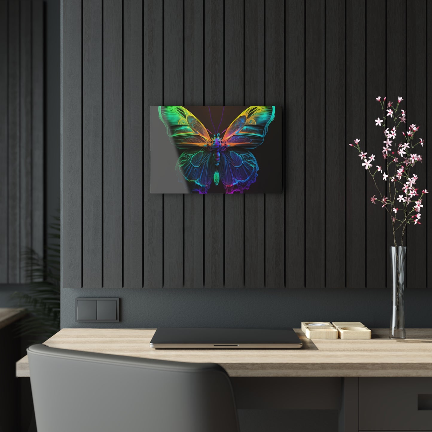 Acrylic Prints Raw Hyper Color Butterfly 3