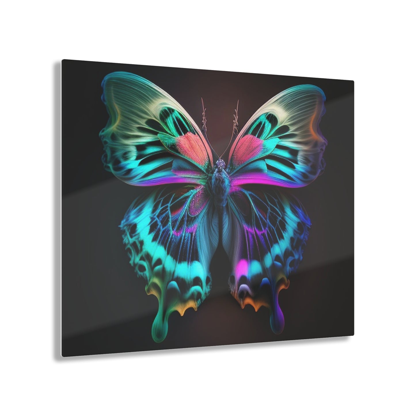 Acrylic Prints Neon Butterfly Fusion 1