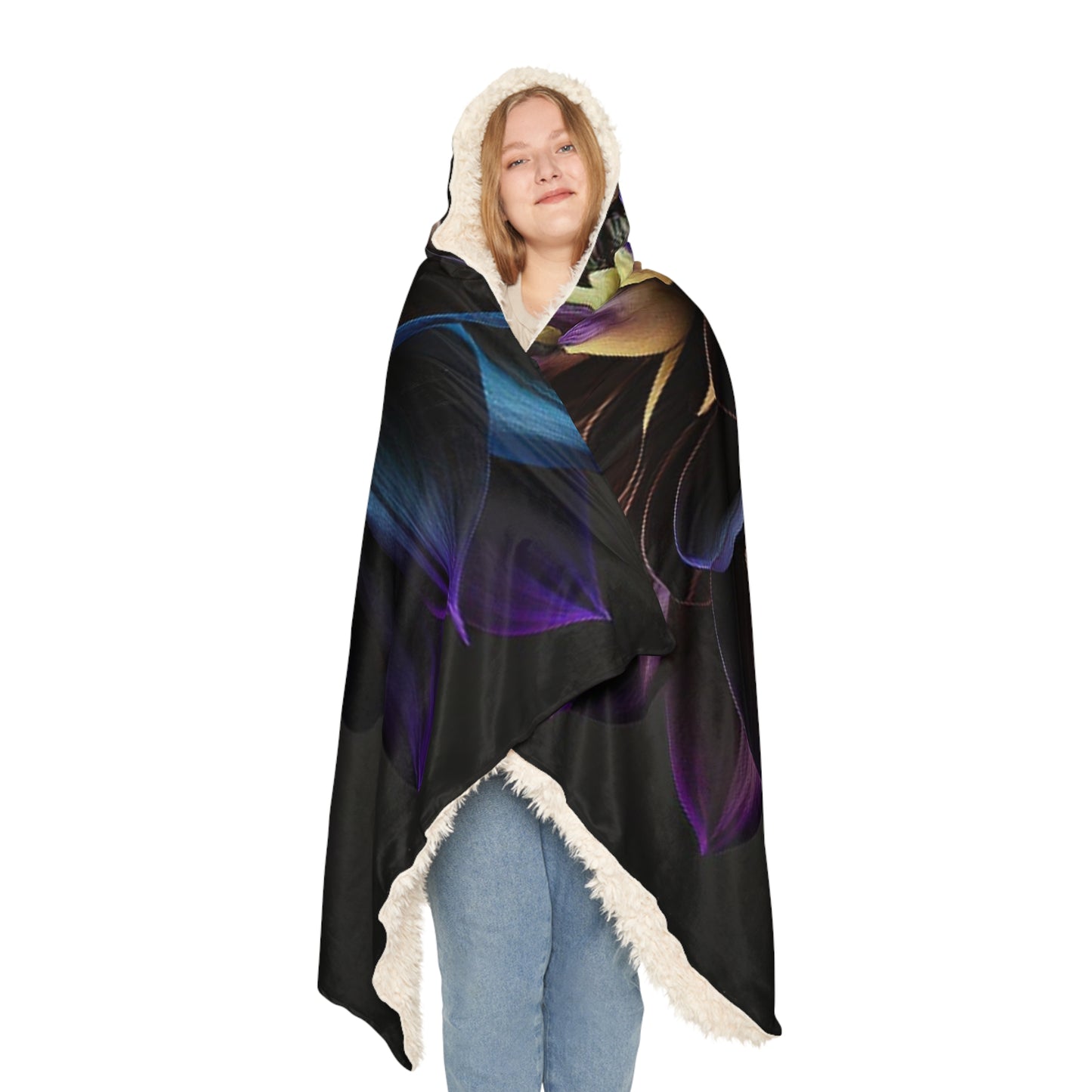 Snuggle Hooded Blanket Dahlia Purple 1