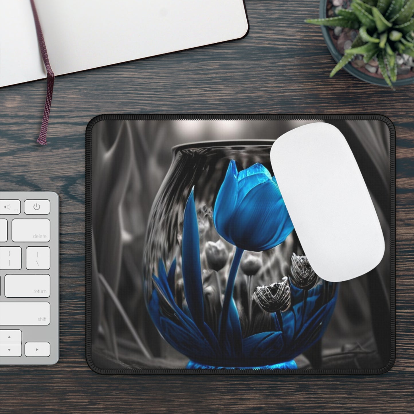 Gaming Mouse Pad  Tulip Blue 4