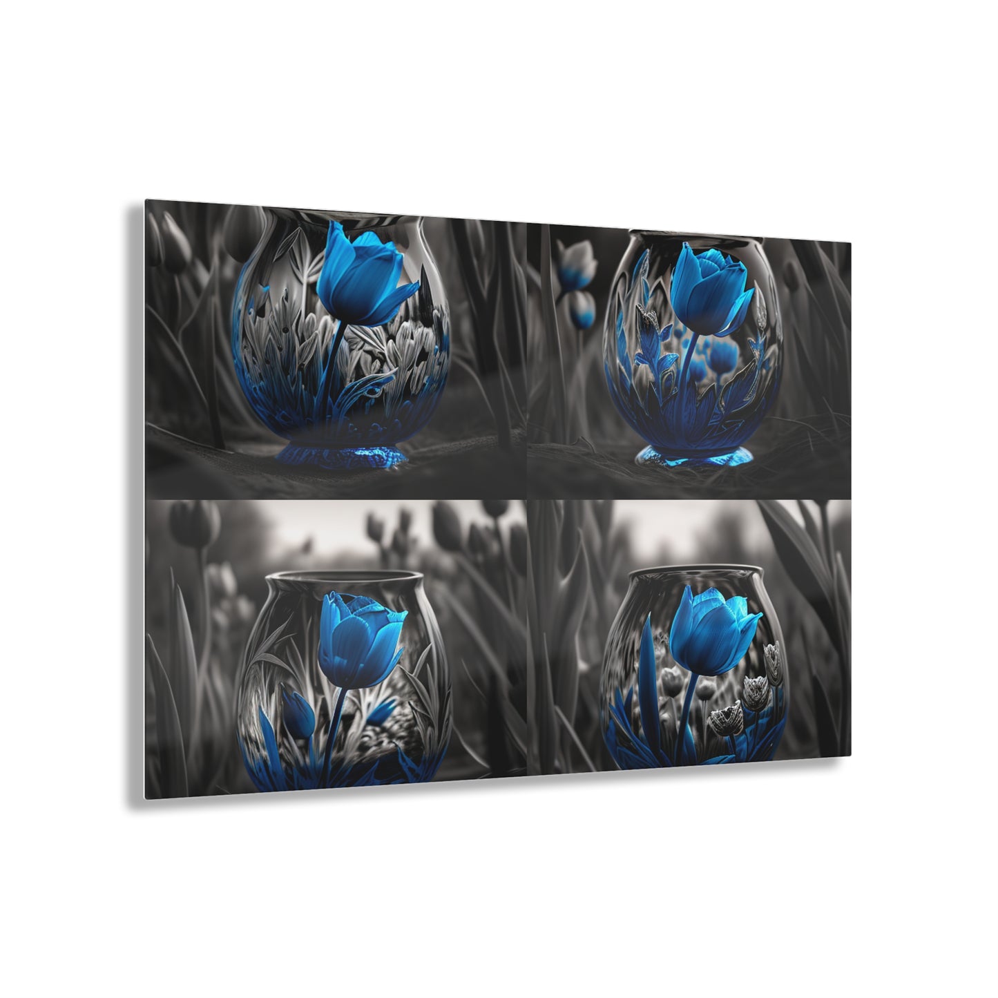 Acrylic Prints Tulip Blue 5